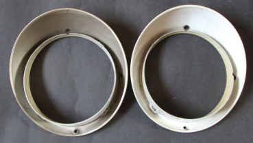 Porsche 911 Bosch Scheinwerfer-Ringe 1975 mattiert (10205)
